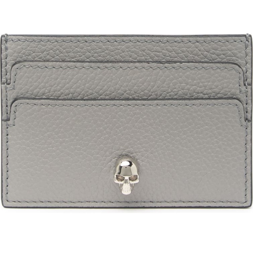 NWT Alexander McQueen Signature Skull Cardholder